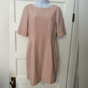 Tahari Blush Pink Midi Dress Sz 6
